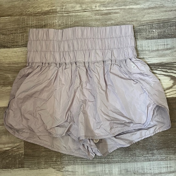 FP Movement by Free People Pants - Free People Movement Shorts Way Home Women's Purple Lilac Lined High Rise L
